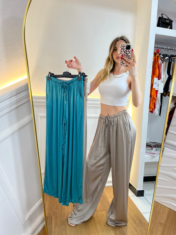 Pants satin