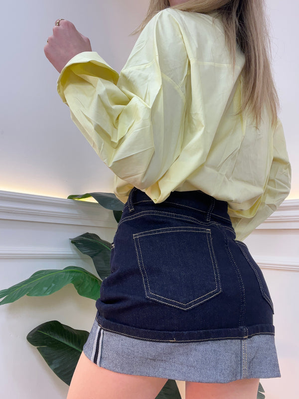 Minigonna in denim